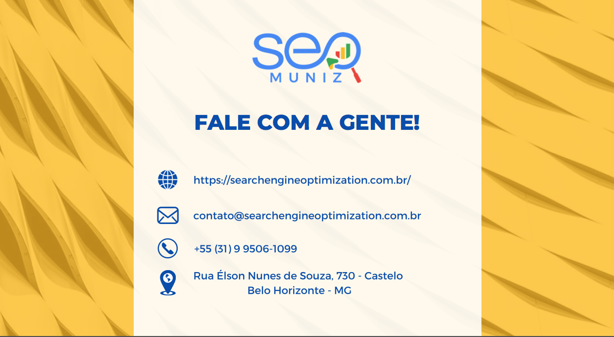 Otimização de site para mecanismos de pesquisa Google fale com a SEO MUNIZ