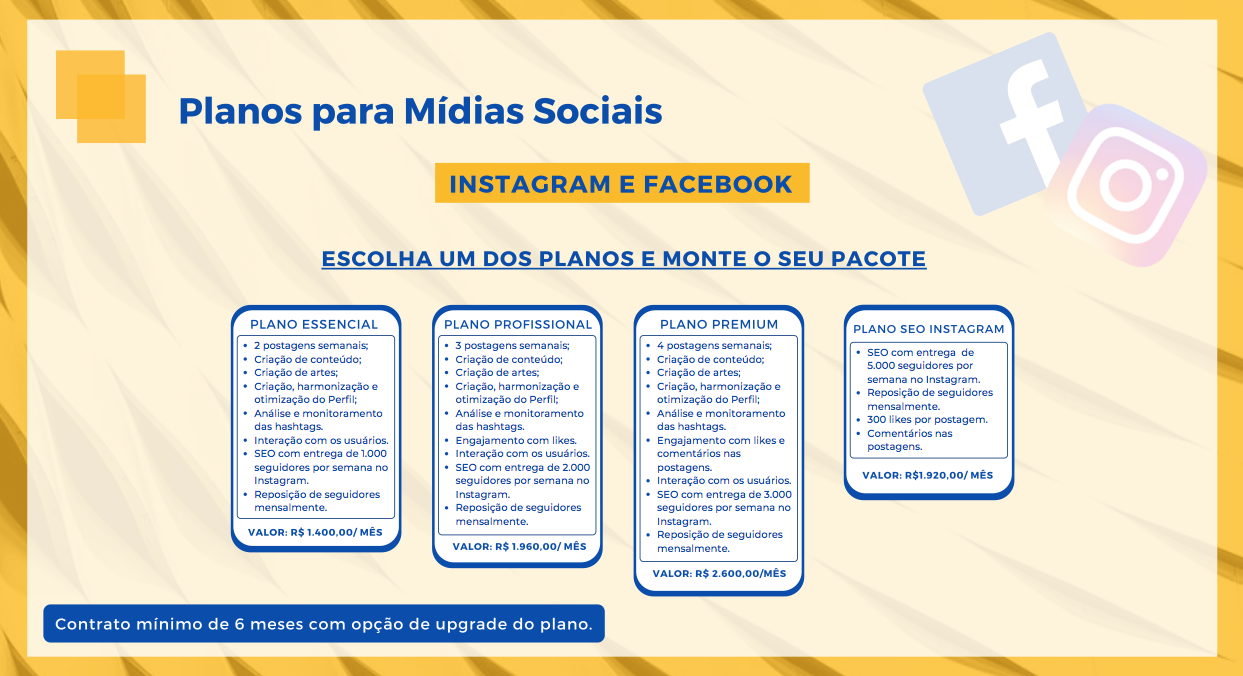 Otimização de site para mecanismos de pesquisa Google mídia social instagram e facebook