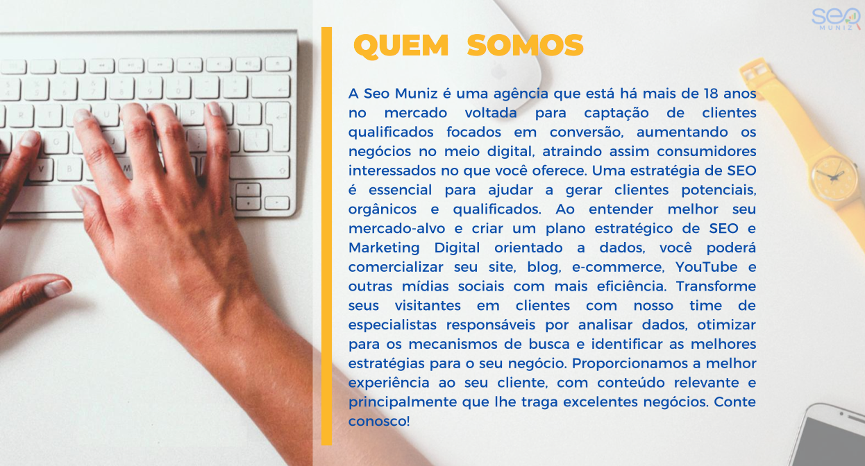 Otimização de site para mecanismos de pesquisa Google quem somos